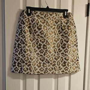 Leopard Print Skirt